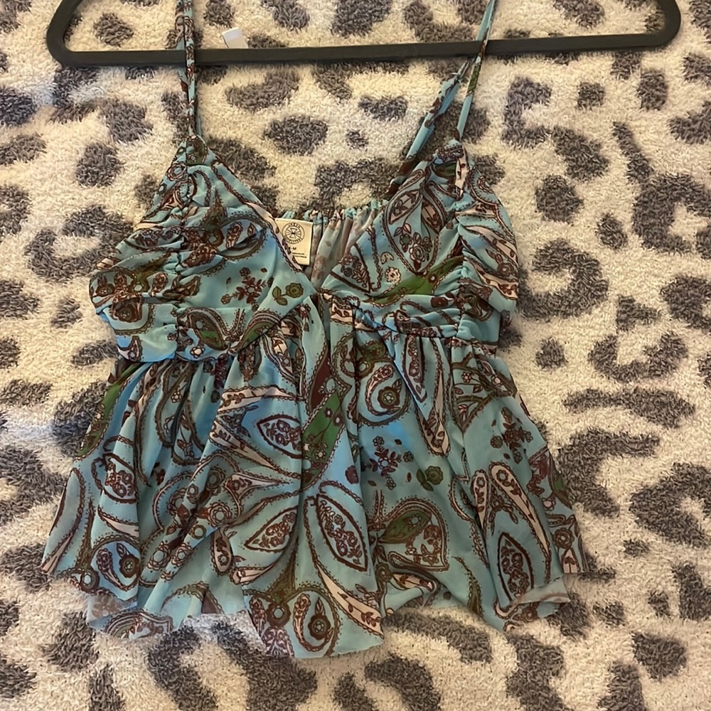 Urban Outfitters Patterned Flowy Top